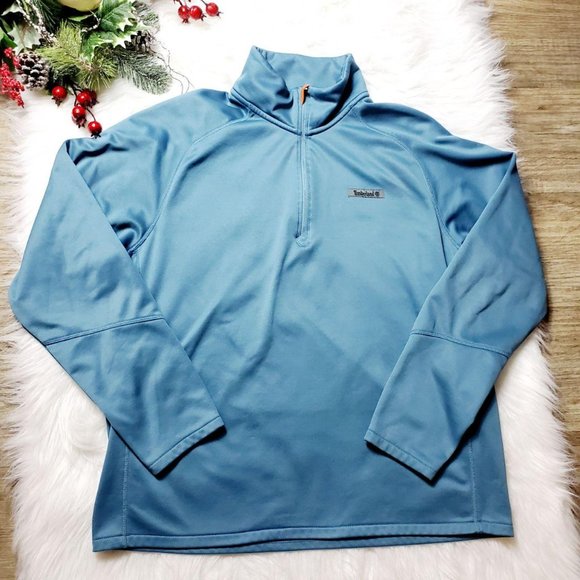 Timberland | Sweaters | Timberland Mens Blue Half Zip Sweater | Poshmark
